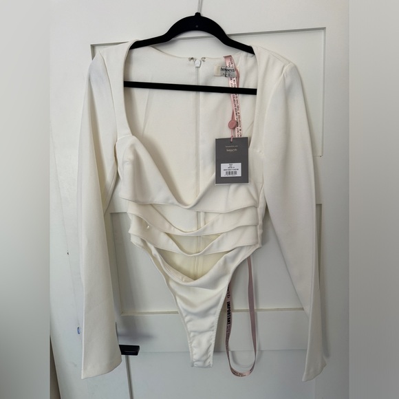 House of cb Danica white cutout bodysuit - Picture 6 of 8